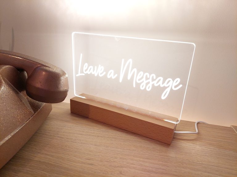 Accessoire Leave a message 1
