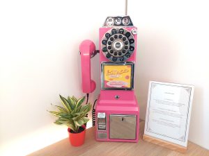 Série C - Livre d'or audio - Téléphones audio mariage - Audio Guestbook - Rose